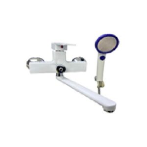 Смеситель для ванны с душем MaxSolutions MS-012, однозахватный белый