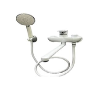 Смеситель для ванной MaxSolutions MS-446-2 белый