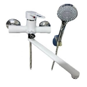 Смеситель для ванной MaxSolutions MS-075-2 однозахватный белый